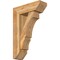 Ekena Millwork Balboa Slat Rough Sawn Bracket w/ Offset Brace, Western Red Cedar, 8"W x 24"D x 36"H BKT0806X24X36BOA06RWR - alternate 1